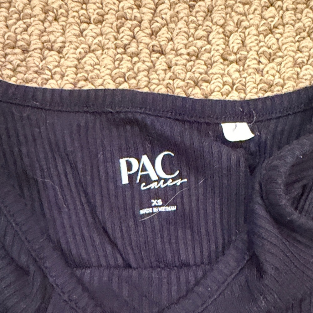 PacSun Black Ribbed Tank Top - Picture 2 of 3